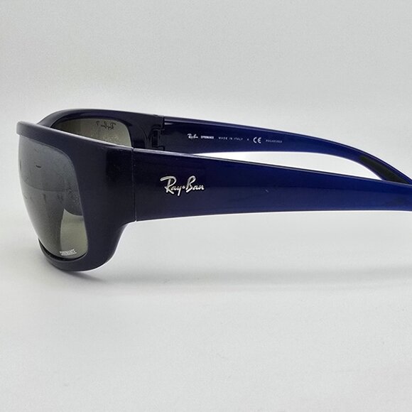 Ray-Ban RB4283-CH 629/5J Blue Frame Polarized Grey Chromance Lens Sunglasses - Picture 3 of 16